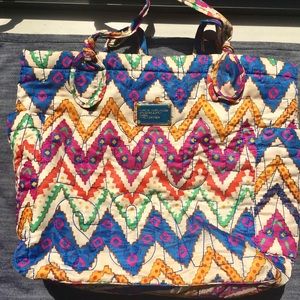Marc Jacobs Multicolor print quilted tote